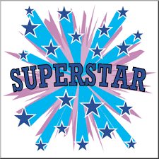 Clip Art: Starburst Superstar Color – Abcteach